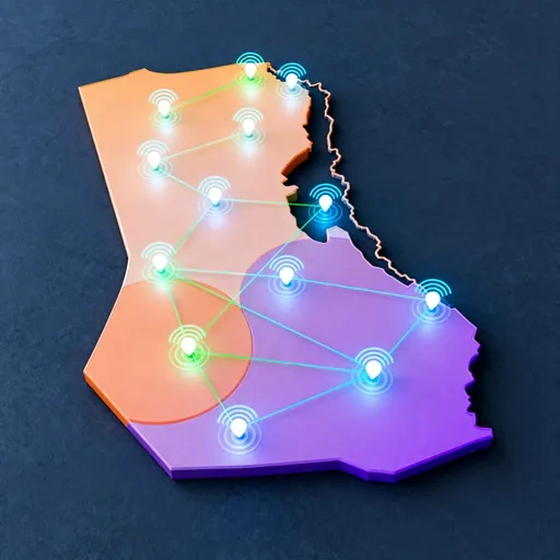 VeloConnect Kuwait coverage map